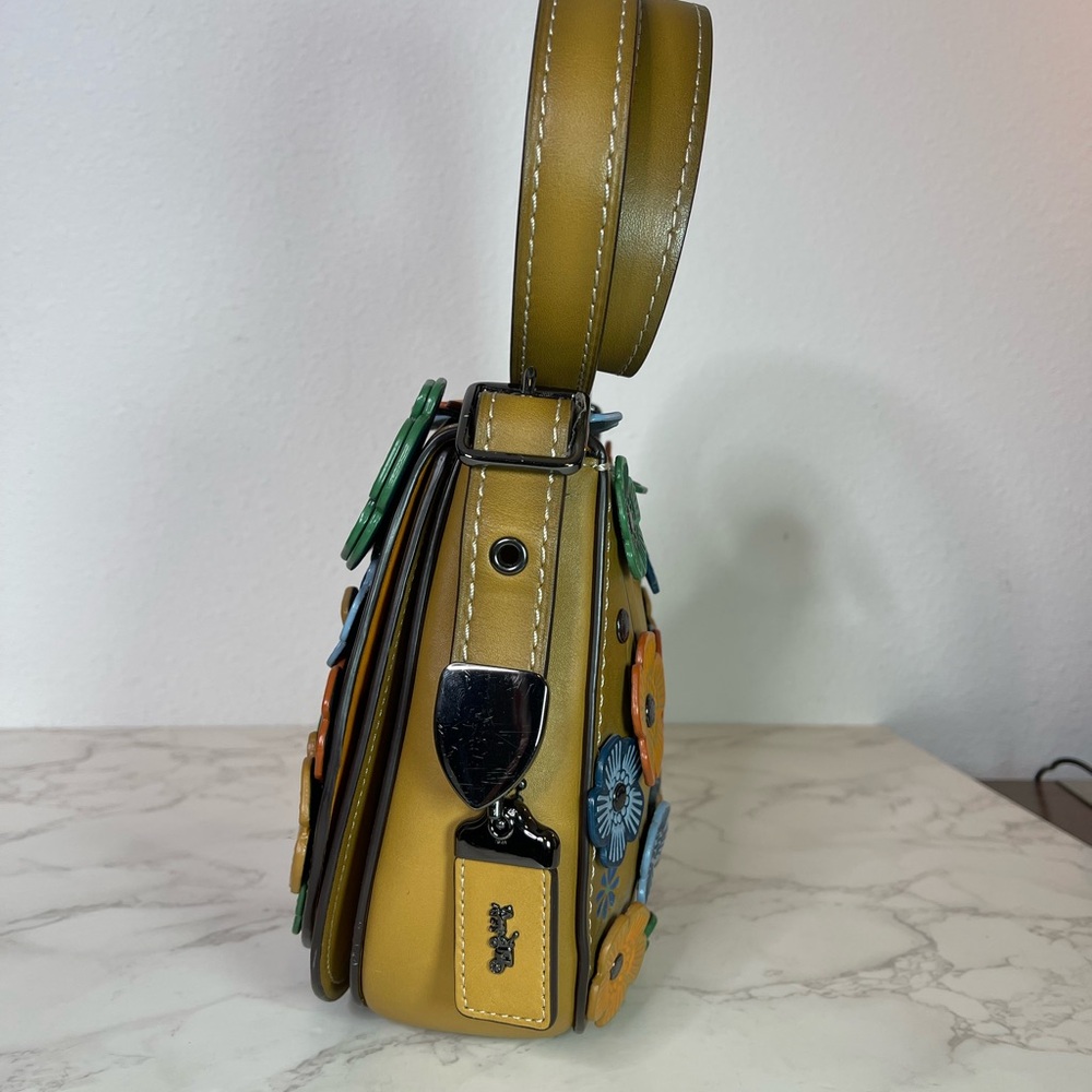 Coach Saddle 23 With Tea Rose Crossbody Bag - Picture 7 of 14